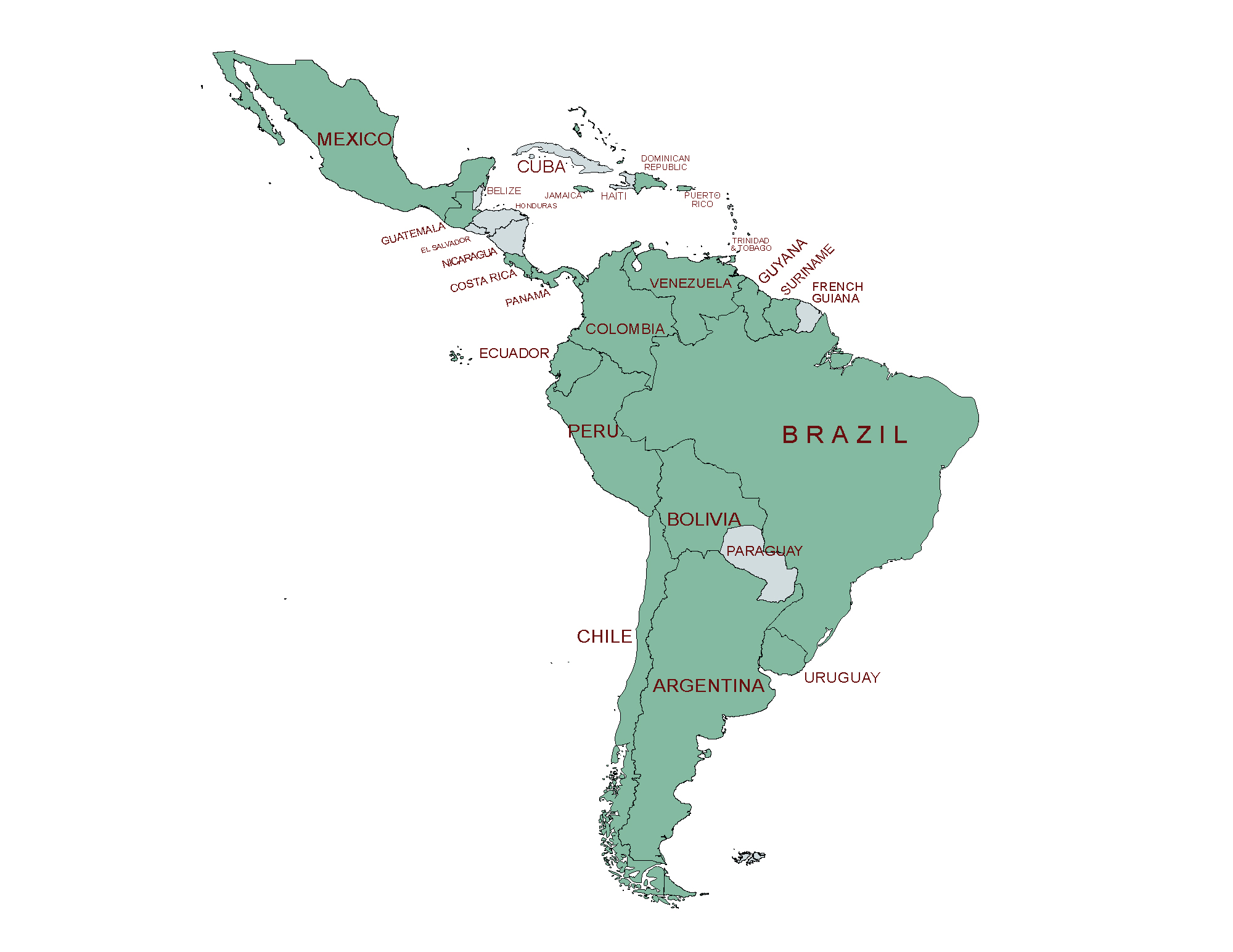map regions25SoAm